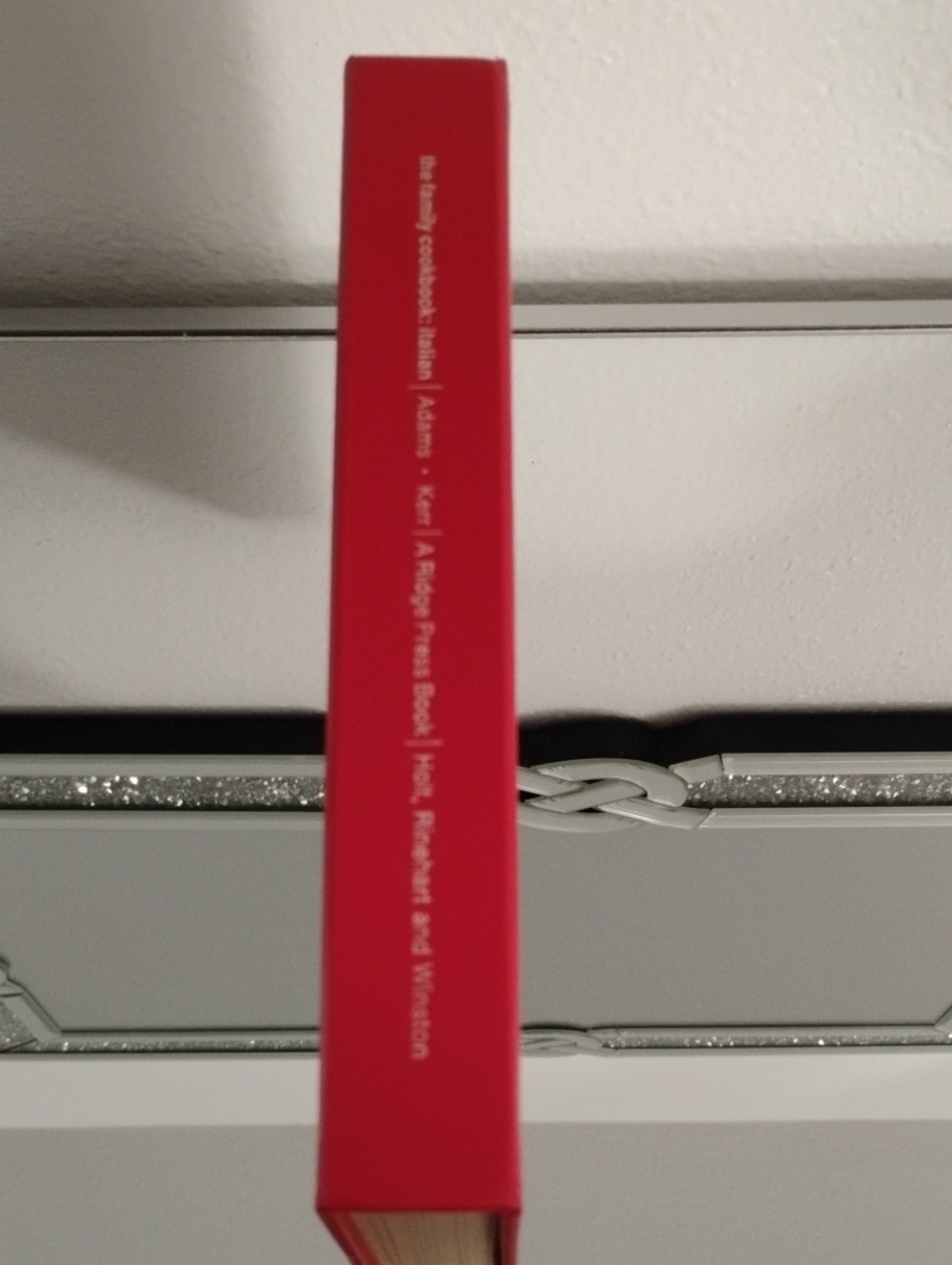 The Family Cookbook: Italian Red Hardcover Book
